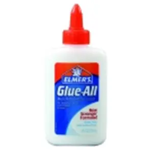 Elmers Glue-All Multi-Purpose Non-Toxic Glue, 4 Oz. Squeeze Bottle, White And Dries Clear