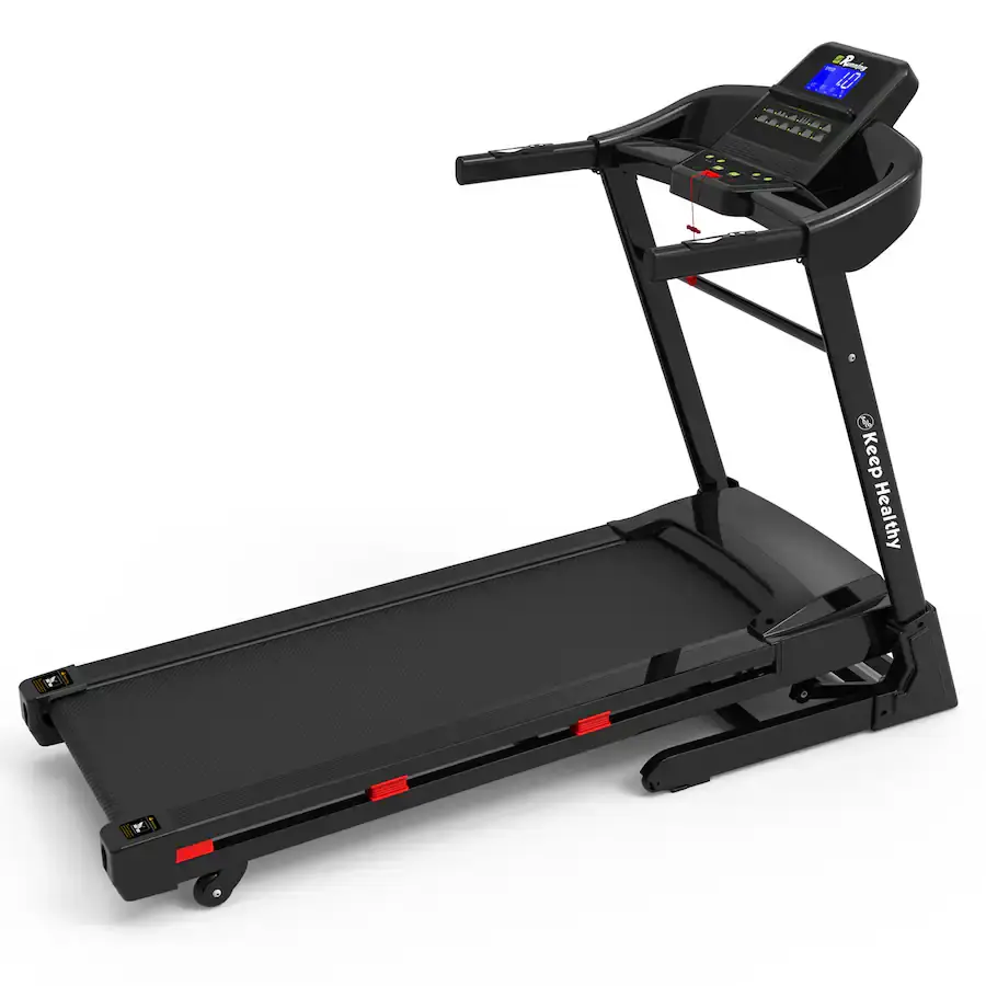 SAYGOGO Electric Foldable Treadmill for Home, 3.5HP Motor with Auto Incline, Double Shock Absorption, Bluetooth Speaker & FitShow App, 330lbs Capacity, 16.5" X 47.2"