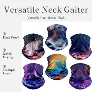 Versatile Neck Gaiter Elastic Balaclava Face Mask for Men Women - Breathable Sun Protection Bandana for Outdoor Activities riding mask
