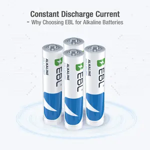 EBL 20 Pack Triple A Single-Use Alkaline Batteries,Durable Long Lasting Energy for Remotes & Toys,Up To 10 Years Storage Shelf Life