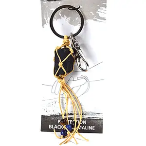 Protection/ Black Tourmaline keychain