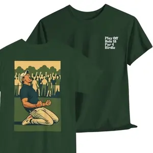 New! Rory McIlroy Masters Win T-Shirt, Augusta National Iconic Birdie, Rory McIlroy T-Shirt, Golf Clothing, Golf Shirt for Men