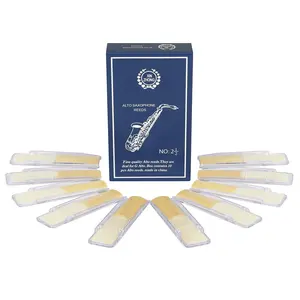 New Loyal Premium 2.5 Alto E Flat Saxophone Reeds in Box, Set of 3, Comfortable Playing, Rich Sound Quality, Smooth Surface Finish