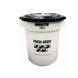 212 MAIN 20 gal Feed & Seed Feeding Bucket - Rubbermaid Commercial NSF Certified Feeding Tool for Dry Food, Food Storage Containers (Lid Not Included)