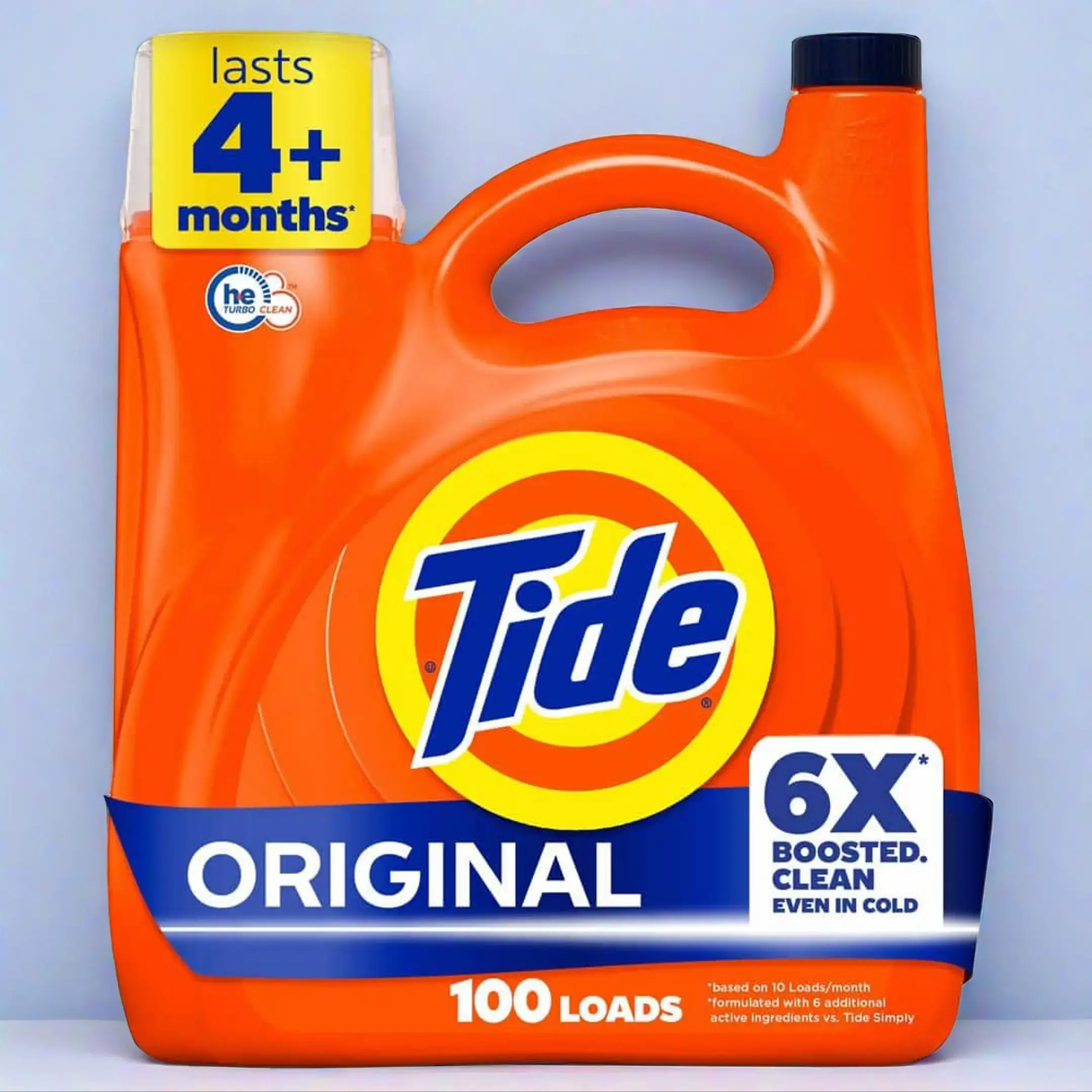 Original Scent Liquid Laundry Detergent, 100-Loads, 132 fl. oz.