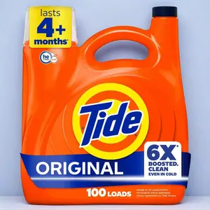 Original Scent Liquid Laundry Detergent, 100-Loads, 132 fl. oz.