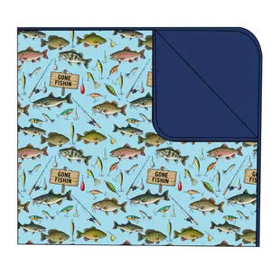Gone Fishin' Bamboo Blanket