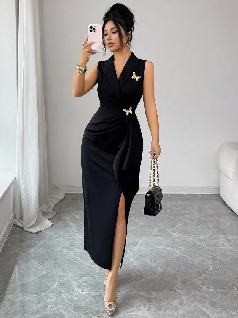 what to wear over a sleeveless black dress - TikTok Shop