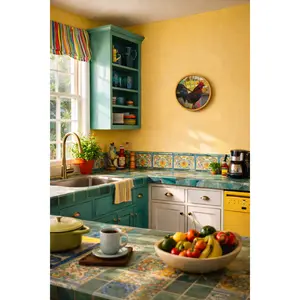 Key West Rooster Wall Clock