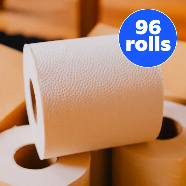PlantPaper (96 Rolls) Non-toxic toilet paper. Softer. Stronger. Smarter.