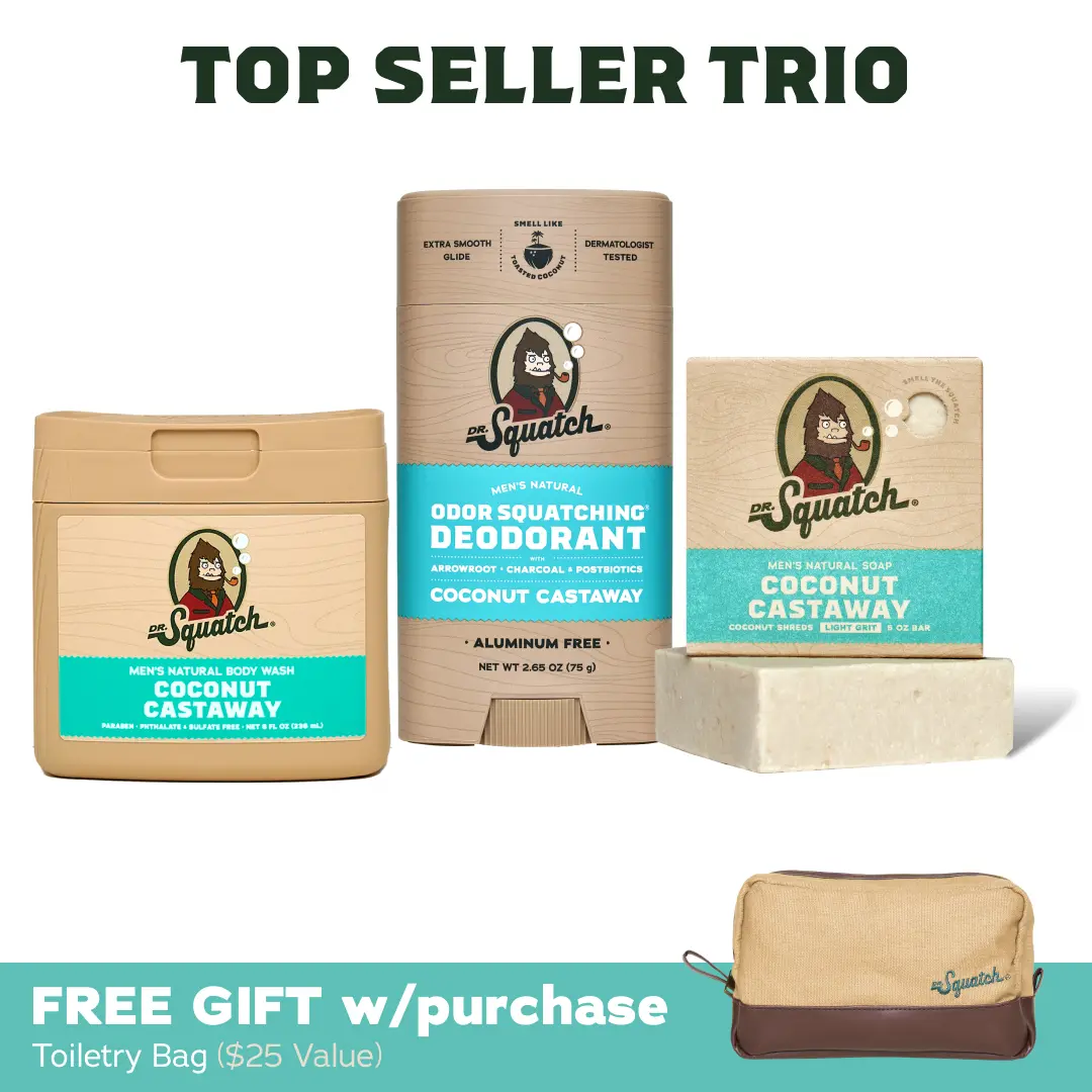 Soap, Deo, Body Wash + GWP Bag - Coconut Castaway