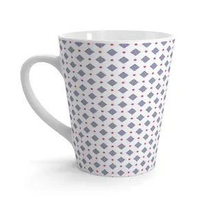 Geometric Pattern Latte Mug