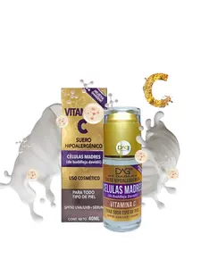 DAG By Daglab Vitamin C Daily Moisturizing Serum SPF50 Hyaluronic Acid Retinol Anti Aging Hydrating Repairing Facial Serum 40ml (BROWN)