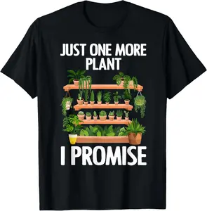 Casual Cotton shortsleeve tees Cute Plant Design For Men Women Garden Gardener Plant Lover T-Shirt