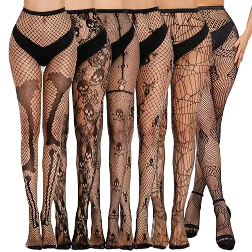 Black Skull Snake 6 Pairs 6 Styles