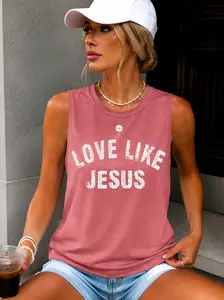 Comfort Colors Love Like Jesus Tank Top, Christian Faith Tank Top, Inspirational Bible Verse Tank Top, Religious Graphic Tank Top, Christian Gift - The William