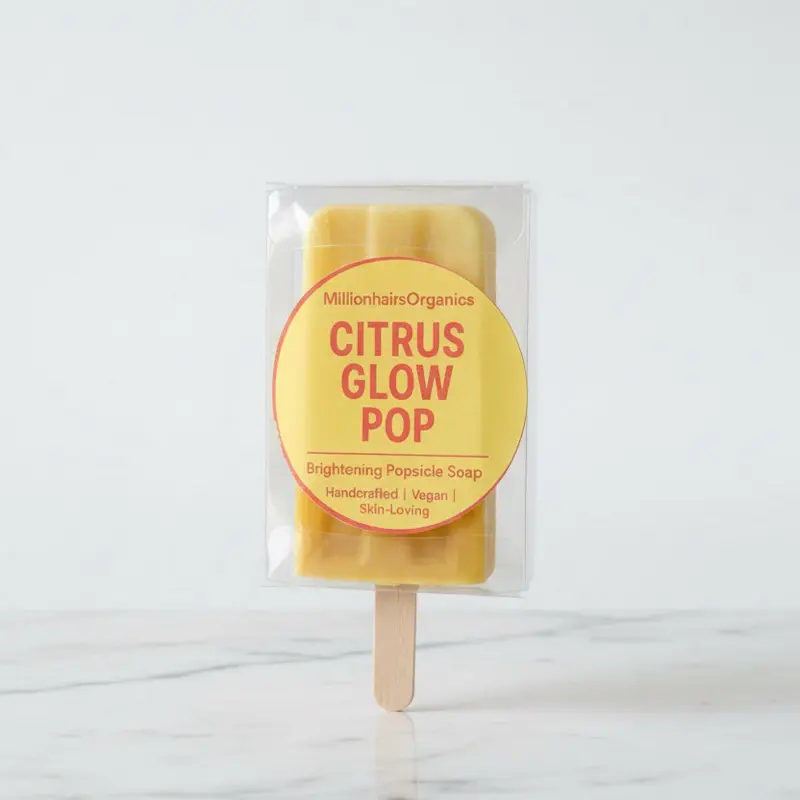 Millionhairsorganics Glow Pop Soap, Haircare Product for Skin Enhancement
