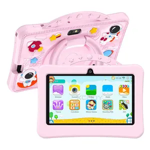 7 Inch Kids Tablet PC Android 13.0 4GB 64GB, Dual Camera 2mp+5mp, WiFi Bluetooth-compatible, Shockproof Case, Parental Control, Ideal Gift