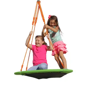 Platports 40" Flying Saucer Tree Swing for Kids – Outdoor Backyard Swing Set with Adjustable Ropes, Heavy Duty Hanging Swing