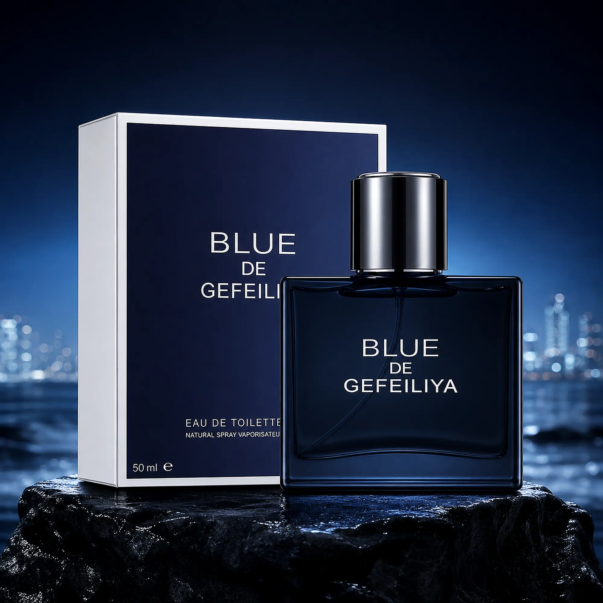 Men's Eau de Toilette Spray, All Day Fragrance with a Breezy Woody Scent, Notes of Citrus, Cedarwood & Sandalwood for Daily Wear - 50ml, Breezy Confident Scent, Daily Wear Fragrance, Fresh Woody, Everyday Wear