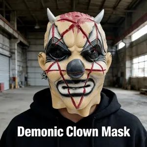 Adult Latex Halloween Mask, Live Knot Design, Perfect for Costume Parties, High-Quality Rubber Material, Comfortable Fit