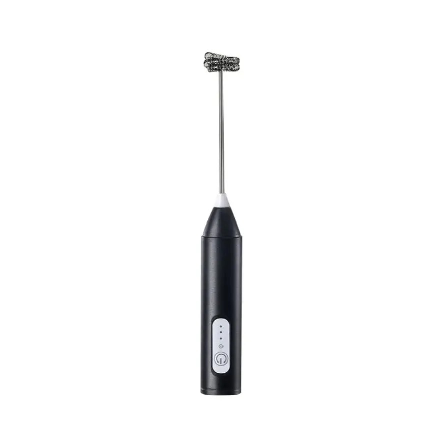 Electric Coffee Frother Milk Whisk Egg Beater Mini Food Blender USB Rechargeable Handheld Three Speeds Espresso Tools 3W Power Compact Travel Friendly Safe Charging