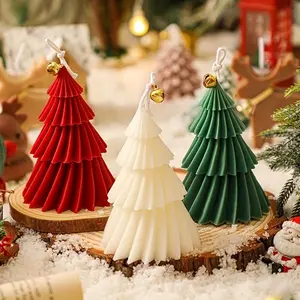 Silicone Resin Casting Molds for Candle Making, DIY Geometric Tree Aromatherapy Scents Candle Silicone Molds, DIY Candle Making Tool Crafts