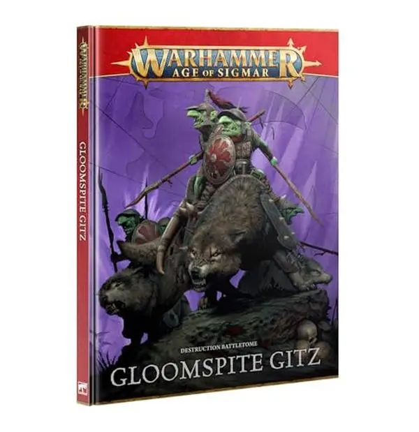 USED Book - Warhammer Age of Sigmar Battletome: Gloomspite Gitz 2023 Edition GWS 89-63  - english