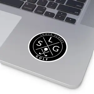 Lower Scores Golf Round Stickers