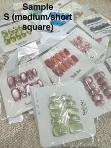 Jasmine(11539)gc.Square short only $30 get 15 pairs random style