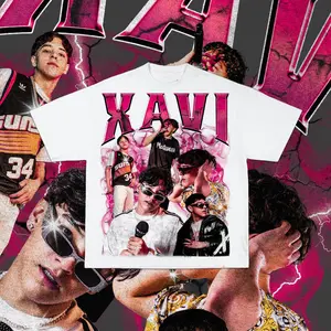 XAVI Pink Tee, Vintage Shirt, Gift For Women and Man Unisex Shirt