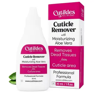 Cuticle Remover Gel. Quick-Action, No-Spill Professional Gel Formula Removes Dead Tissues from Cuticle Area Instantly. Moisturizing Aloe Vera protects & hydrates nails - 1 Fl Oz