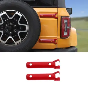 For 2021+ Ford Bronco Exterior Rear Tailgate Door Hinge Cover Trim