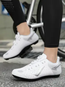 Men's Women's Professional Road Cycling Shoes, Spd Cycling Shoes, Golf & Bike Racing, Flat Training Shoes, Comfortable, Durable, Long Ride Friendly