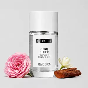 Declassified CINQ FLUER  | Long-Lasting Floral Aldehyde | Neroli, Jasmine,Ylang Ylang, May Rose & Orris  |100ml Women Eau de Parfum