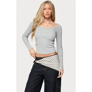 Edikted Women's Makenna Scoop Neck Top
