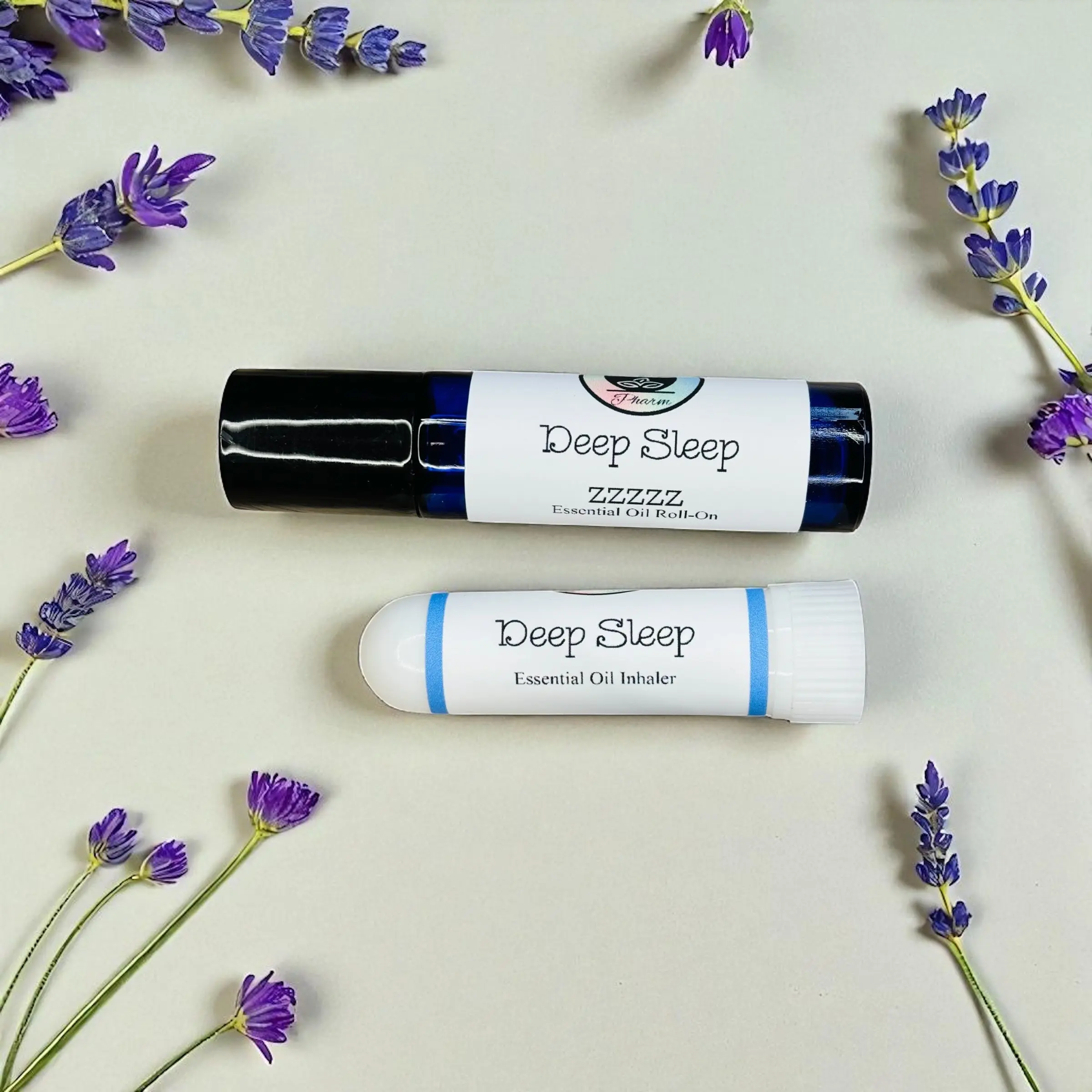 DEEP SLEEP ESSENTIAL OIL AND INHALER SET-Natural Sleep Aid, Insomnia Relief, Calming