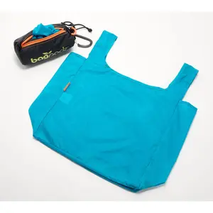 BagPodz Set of 6 Nylon Shopping Bags w/ Storage Pod & Clip