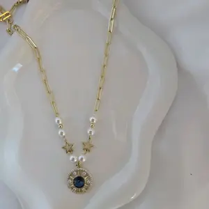 cadena elegante para mujer gold plated