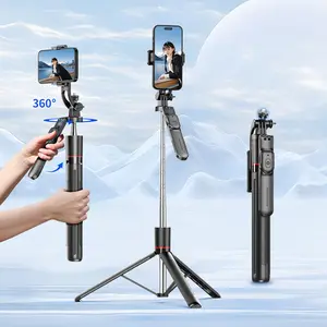 67" Phone Tripod ,Phone Holder for iPhone/Android & Selfie Stick,UpgradedStand,Suitable for home and travel，Travel-Friendly & Stable
