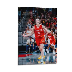 Caitlin Clark Canvas Poster Painter Living in Art Deco Strong Wall Design Painting Hallway Bedroom Living Room Decorated Poster Ornaments Photo