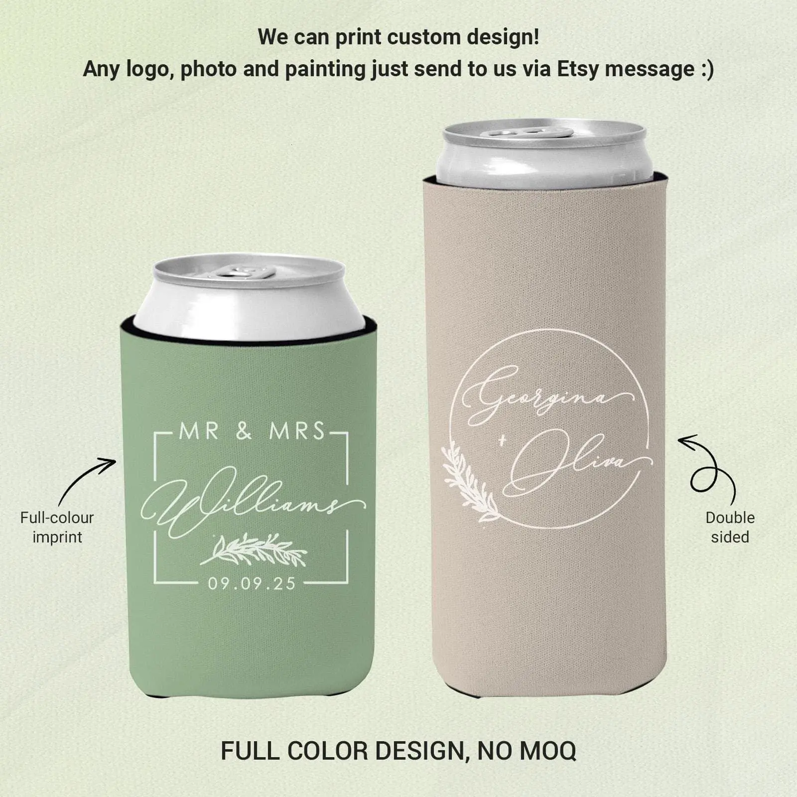 To have and to hold | Custom Wedding Can cooler | Personalized Wedding Stubby Holder | Engage party favor｜ Promotional wedding favor