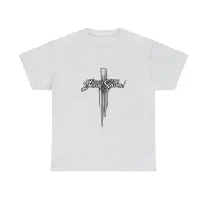 Jesus Saves Cross Christian Faith Tee | Spiritual Religious Shirt