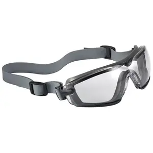 Bolle Cobra TPR Safety Goggle Gray Frame with Clear Platinum Anti-Fog Lens