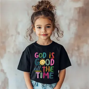 God is Good All The Time Tee, God Lover T-Shirt, Christian Toddler Shirt, Church Shirt, Christian Tee, Jesus Lover Shirt, Bible Verse Tee, Gift For Boy Girl, Youth Shirt