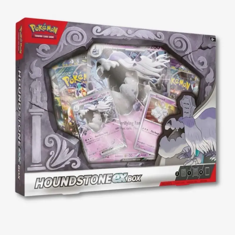 Pokémon TCG: Houndstone ex Box - Collectible Featuring Houndstone