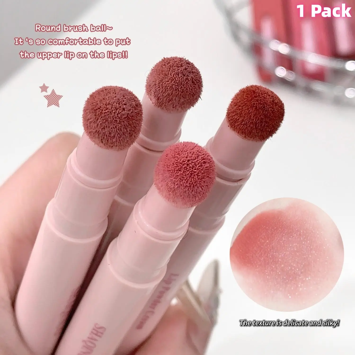 Soft Matte Lip Powder Foundation, Buildable Matte Coverage, Buildable Matte Finish, Smooth Application, Long-Lasting Wear, Lightweight Formula, Ideal for All Skin Types, Flawless Coverage