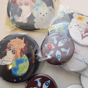 Genshin Impact : Tartaglia (Childe) Button as Mr. Worldwide Wide Buttons are perfect for jackets, shirts, bags, aprons and more!   ●Art is done by me (Im_Nemm) ●Small buttons are 1.5 inches ●Big ones are 2 inches   I Hope you enjoy!