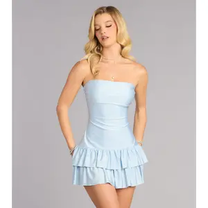 Keep It Flirty Ruffle Mini Dress