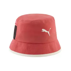 PUMA Womens Principle Nylon 2.0 Bucket Hat Casual - Red
